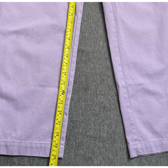Amelie Teje Purple Lavender Logo WideLeg Long Cargo Pant Size Small - Picture 9 of 12